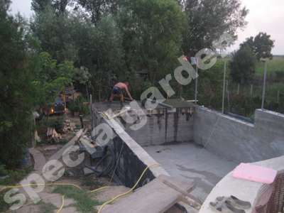 Turnare planseu camera tehnica piscina